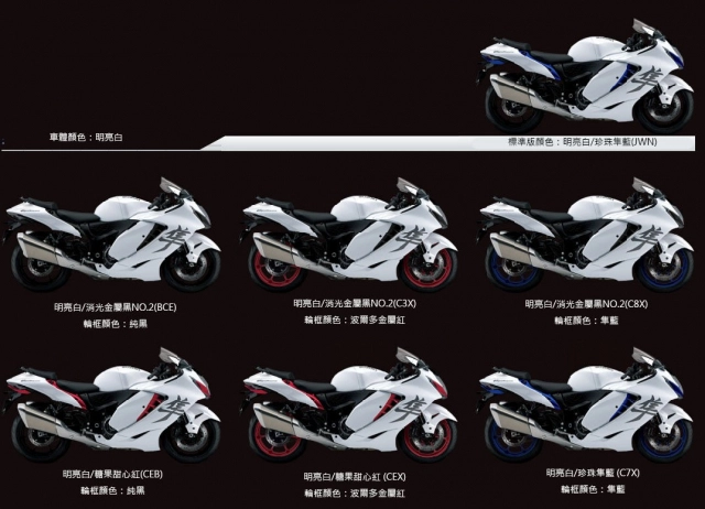 Suzuki hayabusa 2024 nhật bản ra mắt bảng màu tùy chỉnh - 2