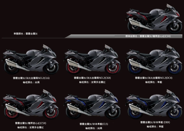 Suzuki hayabusa 2024 nhật bản ra mắt bảng màu tùy chỉnh - 4