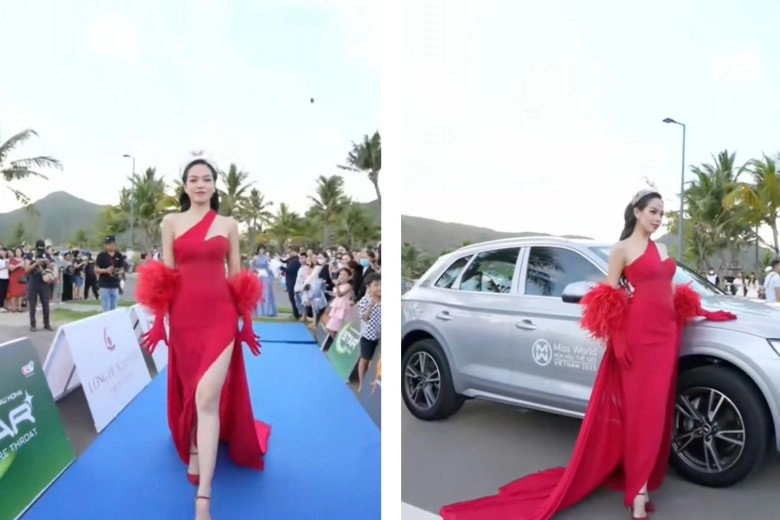 Trực tiếp chung kết miss world vietnam 2023 dàn hoa - á hậu xinh đẹp đổ bộ thảm xanh - 3