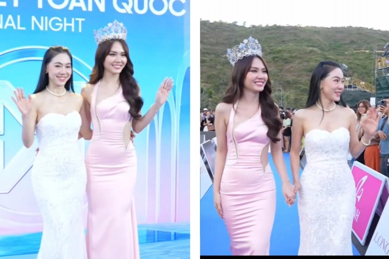 Trực tiếp chung kết miss world vietnam 2023 dàn hoa - á hậu xinh đẹp đổ bộ thảm xanh - 11