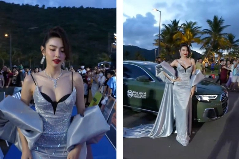 Trực tiếp chung kết miss world vietnam 2023 dàn hoa - á hậu xinh đẹp đổ bộ thảm xanh - 15