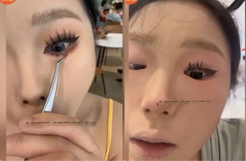 Vừa đi vừa make-up cô gái khiến người đi đường thấy ngại thành quả chẳng ai tin - 7