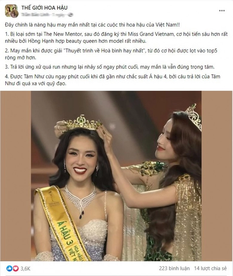 Á hậu 3 hồng hạnh đã giấu nhẹm hình xăm ở cánh tay khi đi thi miss grand vietnam 2023 - 1