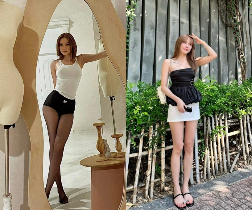 Cặp chị em họ hiếm thanh hoá có body đẹp top 1 showbiz vòng 3 sóng thần eo nổi múi - 5