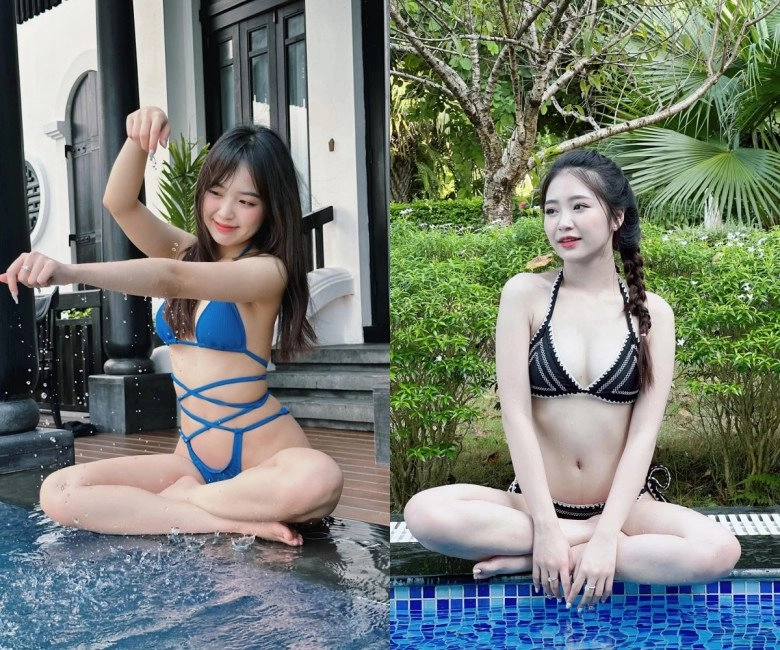 Cặp chị em từng lên báo trung nay diện bikini đôi khoe da bạch tuyết dáng cong mãng xà - 6