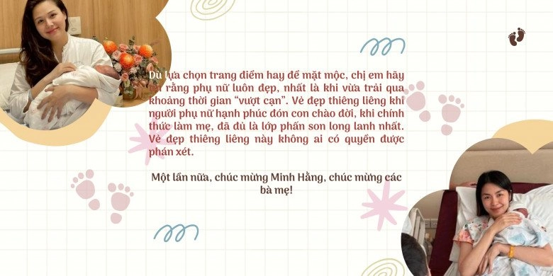 Chuyện minh hằng phấn son lộng lẫy đi đẻ phụ nữ thời nay có đang làm màu - 9