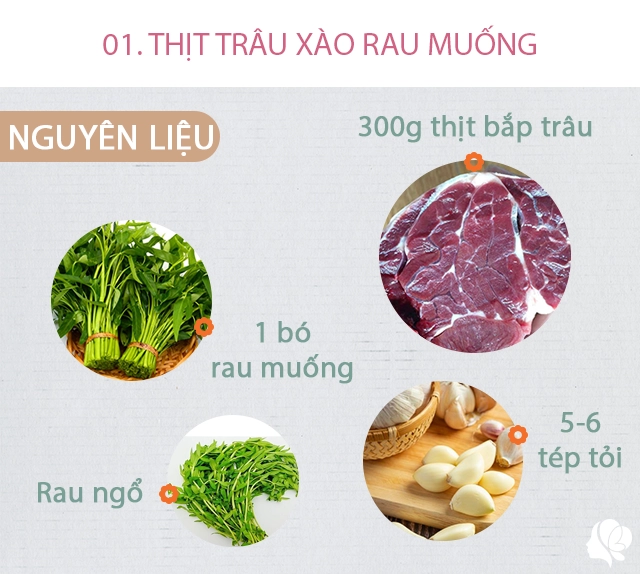 Hôm nay nấu gì cơm chiều ngon với 3 món có công thức đơn giản chưa đầy 30 phút nấu xong - 2