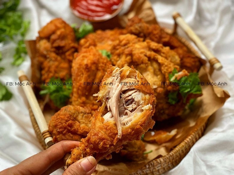 Sắp cuối tuần học 9x làm đùi gà rán kiểu kfc siêu ngon nhớ có bước này vỏ giòn chẳng khác gì ngoài hàng - 10