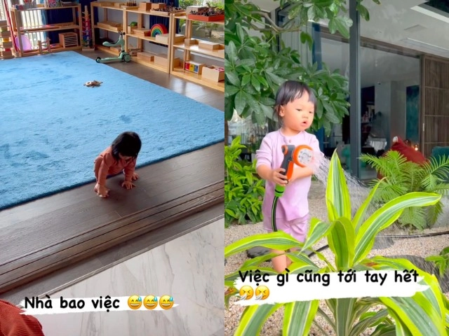 Ái nữ 3 tuổi nhà đàm thu trang được bố cho nấu ăn để kiếm thêm thu nhập cách cho con tham gia việc nhà từ nhỏ gây ấn tượng - 4