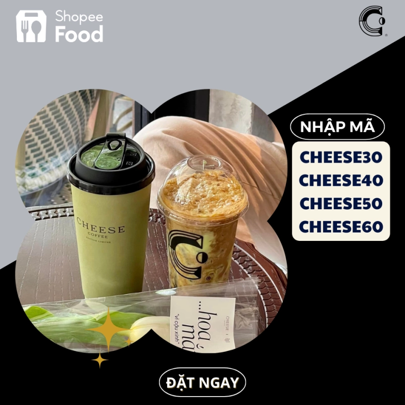 Chào tuần mới cheese coffee tung siêu bão món ngon 1 đồng và voucher 60000 đồng - 2