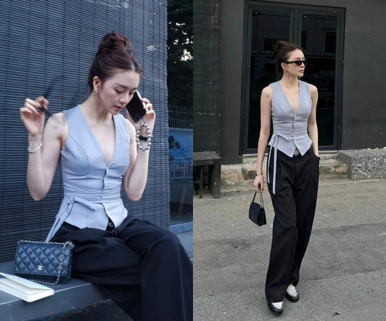 Chưa phải lúc mặc blazer áo gi-lê mới là món đồ sành điệu phụ nữ nào cũng nên có - 4