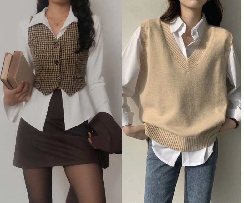 Chưa phải lúc mặc blazer áo gi-lê mới là món đồ sành điệu phụ nữ nào cũng nên có - 7