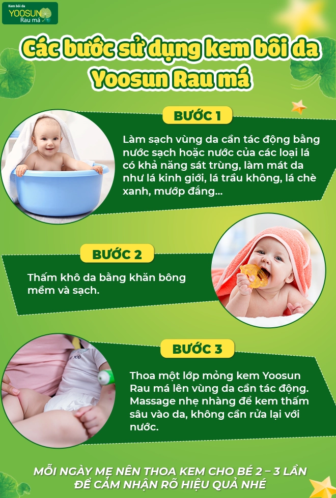 Có gì bên trong yoosun rau má - tuýp kem xử lý các vấn đề về da của trẻ - 4