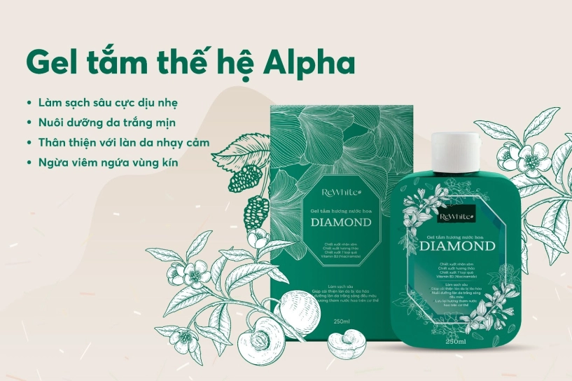 Gel tắm diamond - chân ái cho làn da nhạy cảm - 2