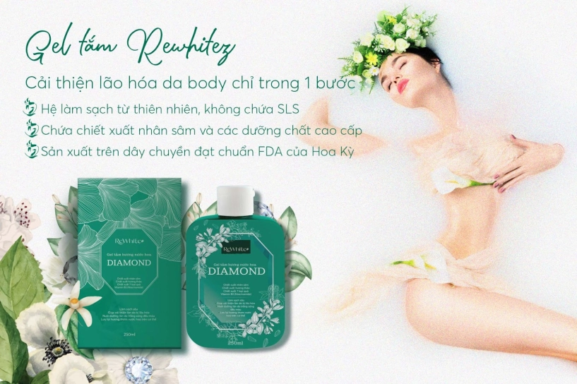 Gel tắm diamond - chân ái cho làn da nhạy cảm - 3