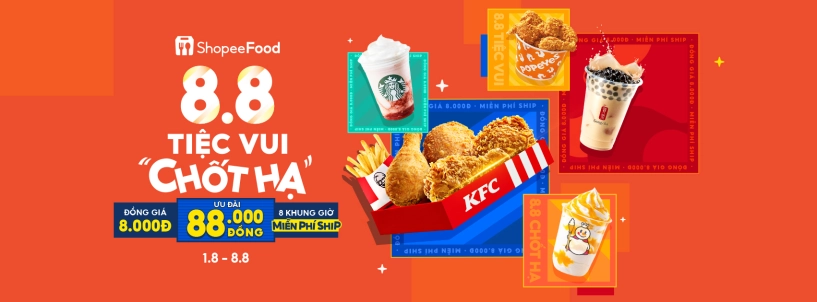 Ngày đẹp săn deal đẹp shopeefood khiến fan choáng ngợp với rừng deal xoay quanh số 8 - 1