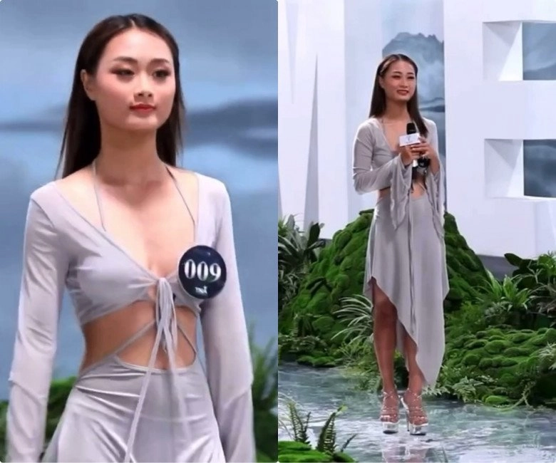 Thí sinh miss earth vietnam mặc bikini bị bgk bắt học lại có cô đi thi người mẫu diện phá cách đến phản cảm - 1