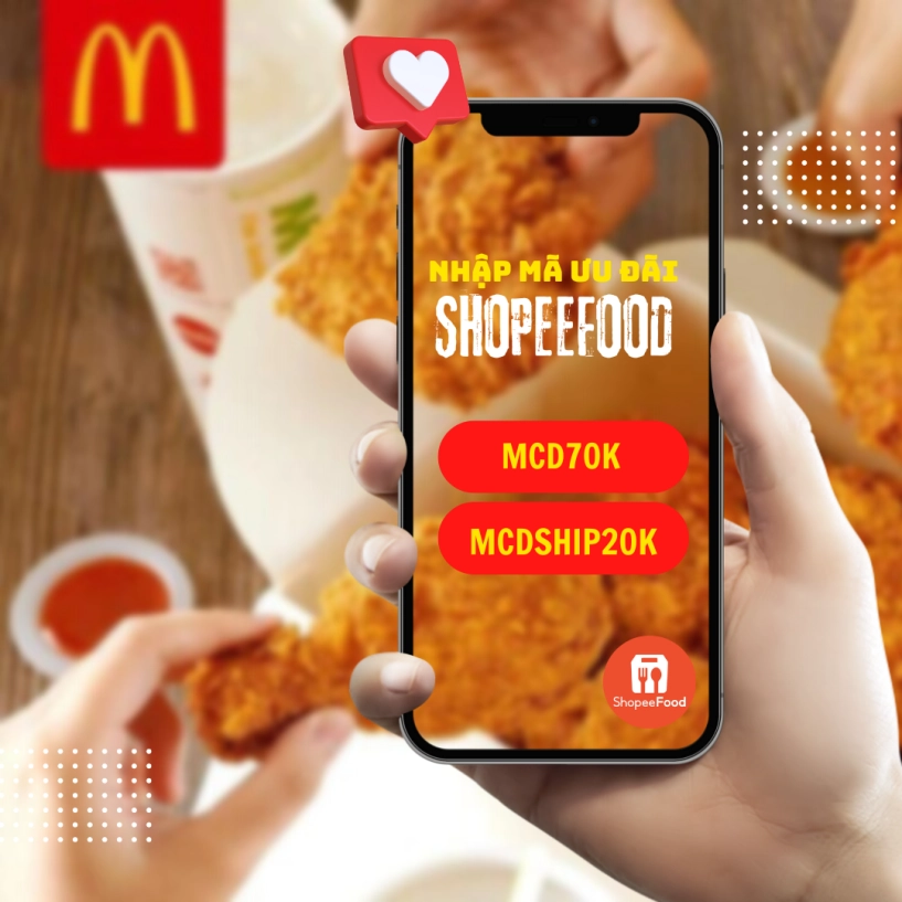 Tin vui cho tín đồ gà rán mcdonalds chơi lớn với ưu đãi mua 2 tặng 2 chỉ có trên shopeefood - 2