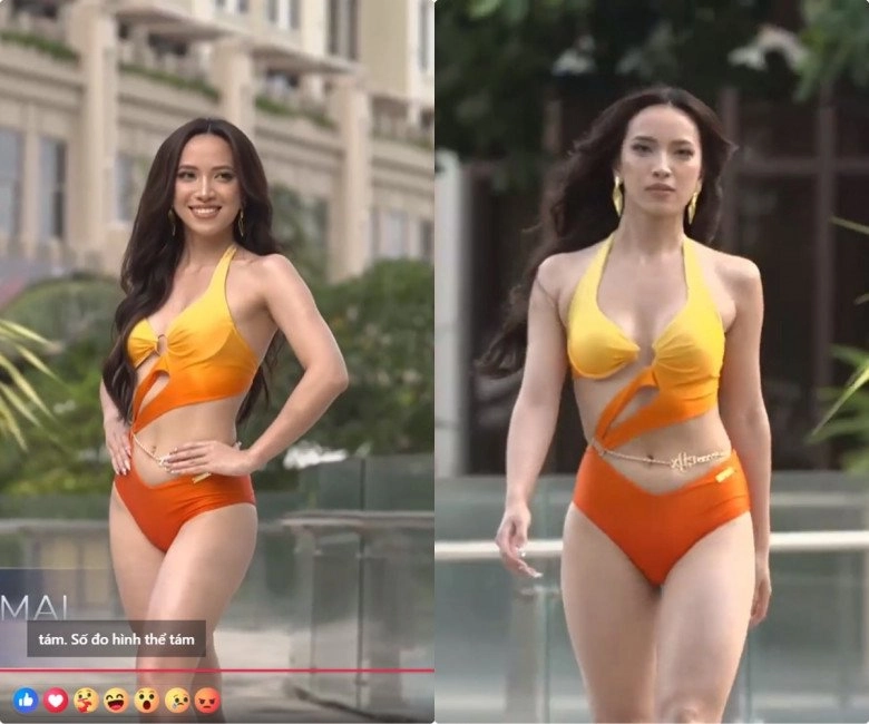 Top 18 miss universe vietnam 2023 trình diễn bikini emma lê suýt vồ ếch lệ nam lộ miếng lót ngực - 4