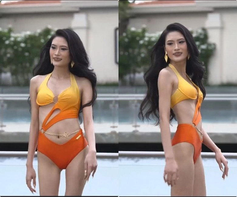 Top 18 miss universe vietnam 2023 trình diễn bikini emma lê suýt vồ ếch lệ nam lộ miếng lót ngực - 6