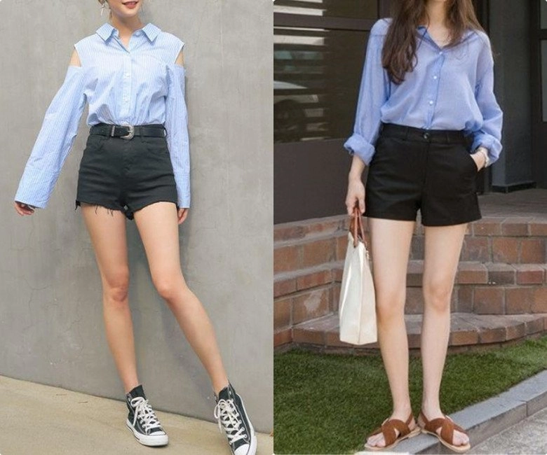 3 cách phối quần shorts mùa thu là chân ái cho nàng công sở cá tính - 1