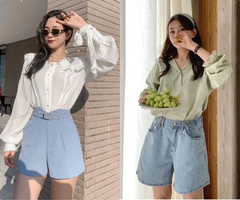 3 cách phối quần shorts mùa thu là chân ái cho nàng công sở cá tính - 4