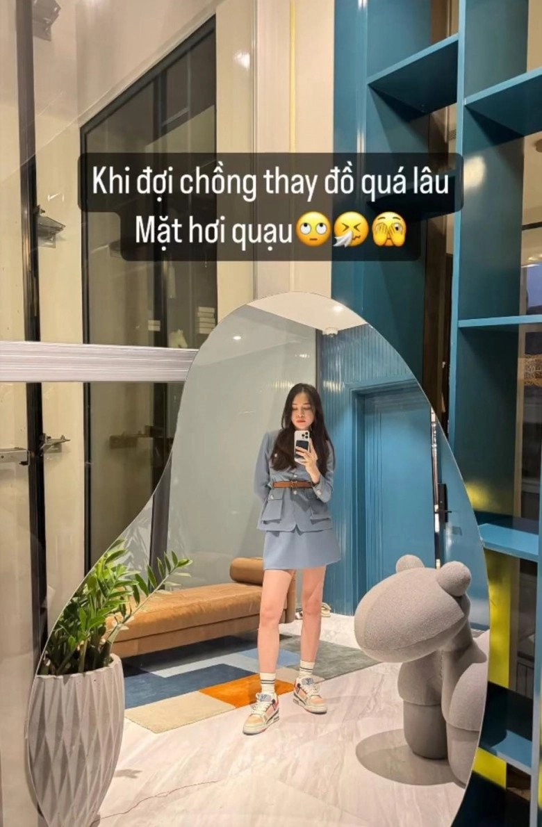 Đàm thu trang lên đồ chờ cường đôla đưa đi chơi phong cách đổi khác sau sinh tập 2 - 2