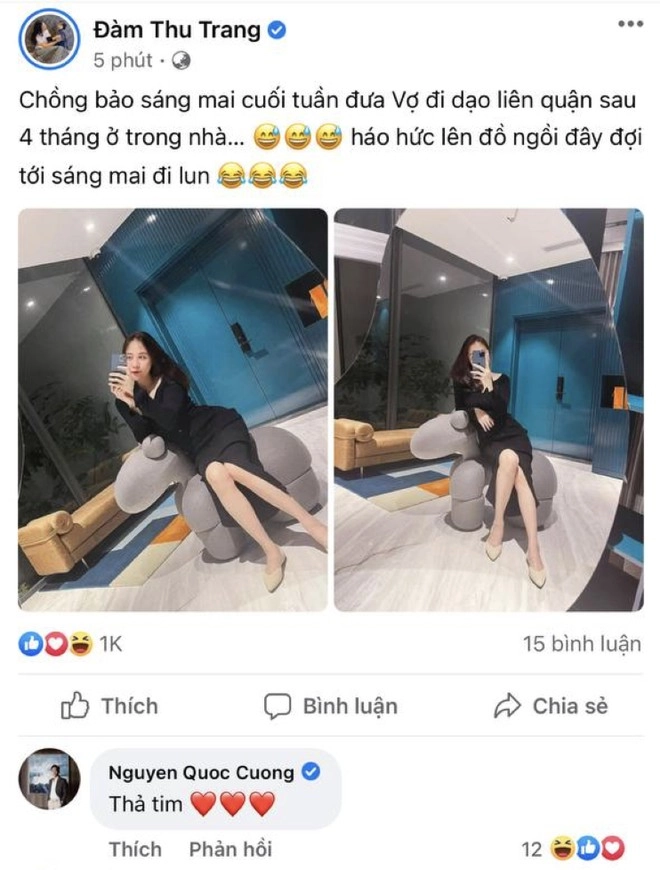 Đàm thu trang lên đồ chờ cường đôla đưa đi chơi phong cách đổi khác sau sinh tập 2 - 3