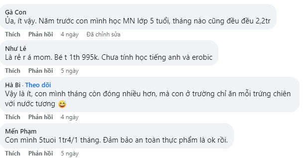 Đóng 25 nghìn đồngngày tiền ăn bán trúcho con mẫu giáo mẹ việt hụt hẫng vì bữa ăn quáđơn giản - 3