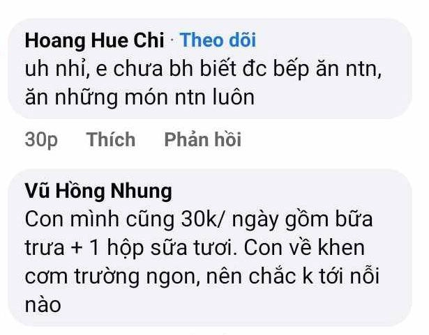 Đóng 25 nghìn đồngngày tiền ăn bán trúcho con mẫu giáo mẹ việt hụt hẫng vì bữa ăn quáđơn giản - 4