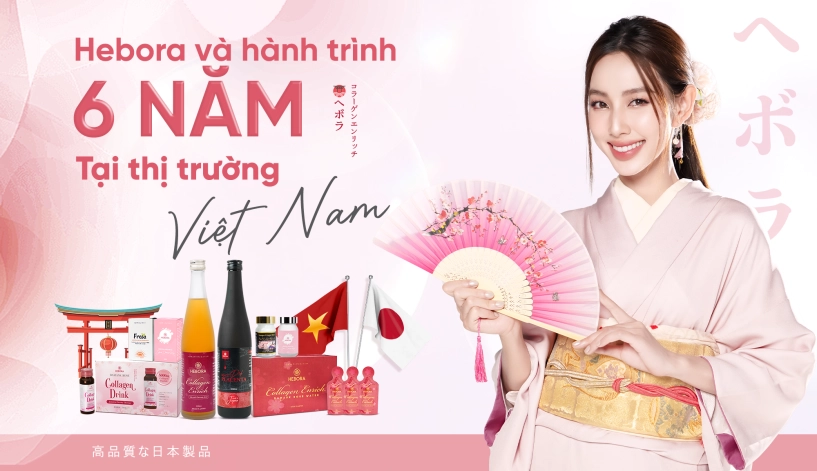 Hebora nhật bản 6 năm trưởng thành cùng giấc mơ nuôi dưỡng vẻ đẹp độc bản cho phụ nữ việt - 1