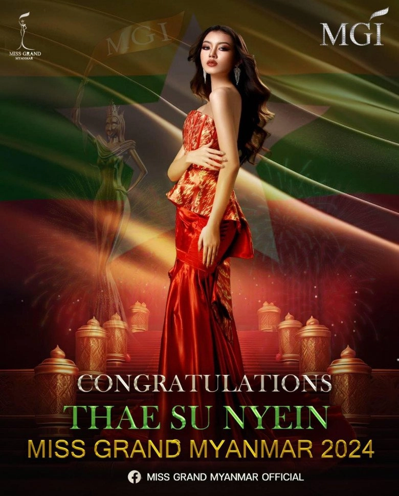 Người đẹp 16 tuổi đăng quang miss grand myanmar 2024 mặt búp bê body bẻ gãy sừng trâu - 1