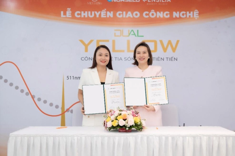 Pensilia beauty clinic ký kết chuyển giao công nghệ dual yellow laser của norseld - 4