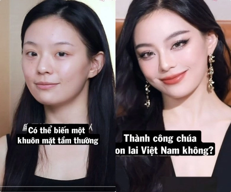 Rầm rộ style make-up con lai nhan sắc tầm thường biến hình mỹ nhân nhờ 2 bước - 5