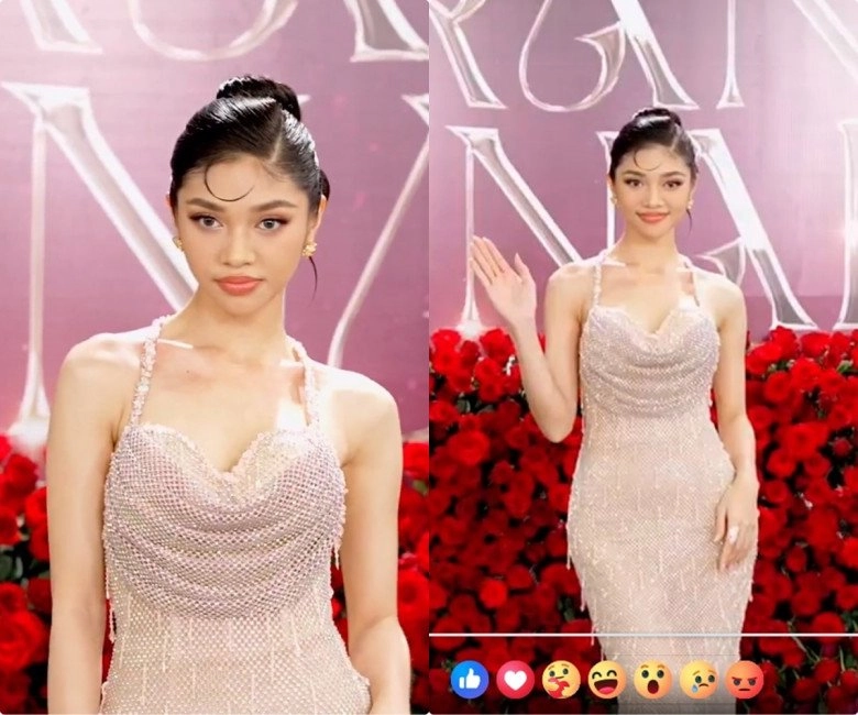 Thảm đỏ chung kết miss grand international 2023 minh kiên lẻ bóng kiều loan rực rỡ khoe sắc - 5