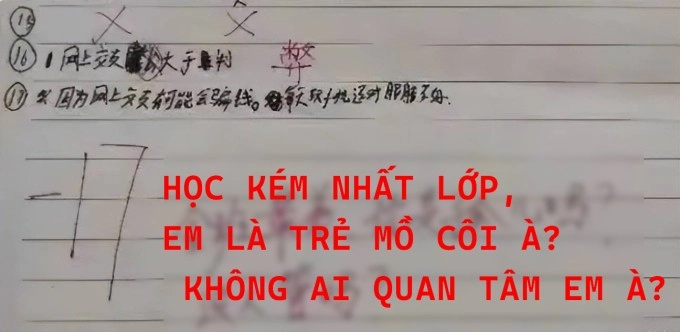 Tranh cãi lời phê của cô giáo chủ nhiệm với học sinh em là trẻ mồ côi à - 1