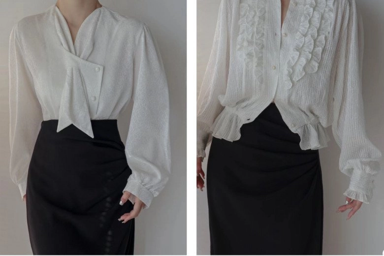 Trở thành nữ thần công sở mùa thu đông không khó chỉ cần 2 áo - 1 quần siêu đơn giản nhưng đẹp sang - 5