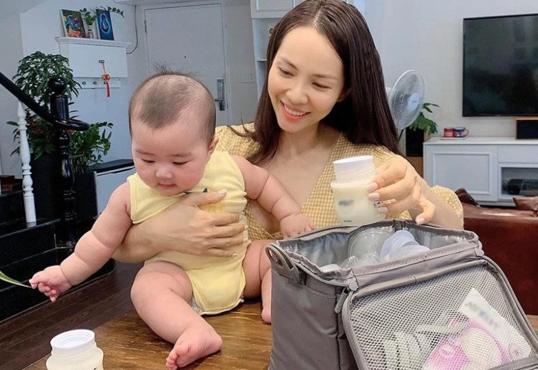 Vợ 3 của chi bảo làm mẹ bỉm sữa vừa xinh vừa nuôi con mát tay bé 23 tháng đã nặng 15 kg - 8