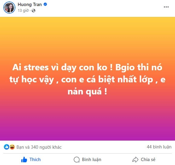 Vợ cũ việt anh cầu cứu các mẹ bỉm vì mới cho con học lớp 1 trường quốc tế 100 triệunăm cậu bé đãcá biệt nhất lớp - 1