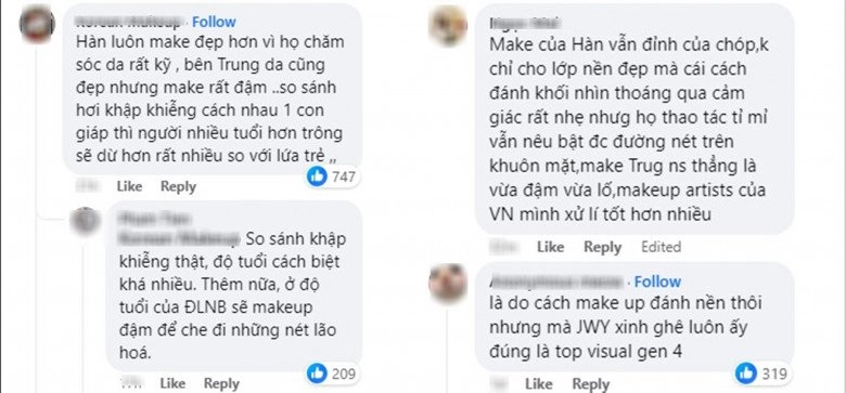 Zoom cận cảnh lớp trang điểm xu hướng trung và hàn style xứ tỷ dân nhận mưa chê bai - 2