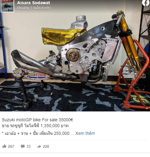 Các bộ phận của xe đua suzuki gsx-rr motogp được bán tại thái lan - 2