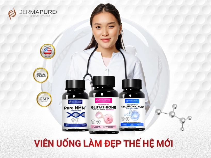 Derma pure xu hướng chăm sóc da bằng viên uống từ khoa học mỹ - 1