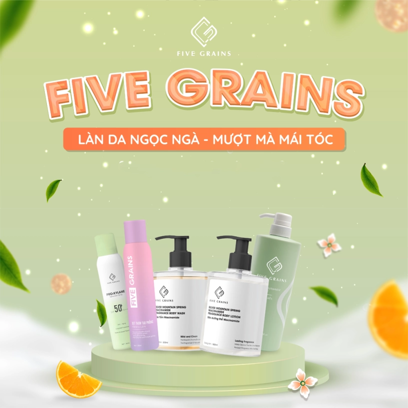 Five grains vietnam - thương hiệu mỹ phẩm được giới trẻ việt yêu thích - 1