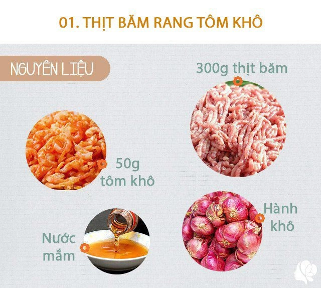 Hôm nay nấu gì bữa cơm chỉ 3 món nhưng giàu dinh dưỡng có giá trung bình - 2