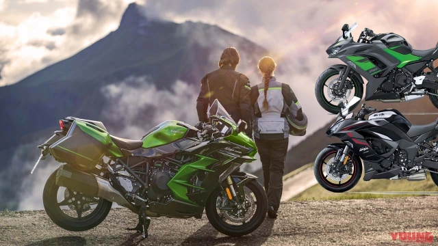 Kawasaki ninja 650 ninja 1000sx và ninja h2 sxse 2024 vừa được ra mắt - 1