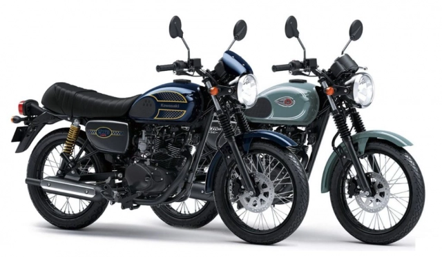 Kawasaki ra mắt w175 se và w175 cafe cổ điển mới - 1