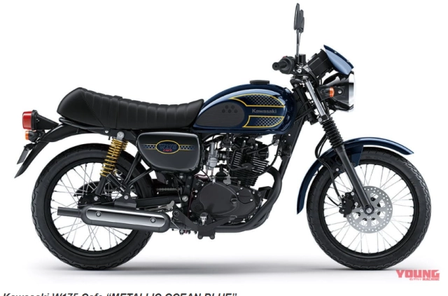 Kawasaki ra mắt w175 se và w175 cafe cổ điển mới - 4