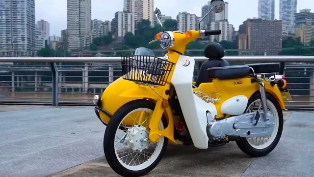 Super cub xuất hiện với cấu hình ba bánh - giá bán hơn 50 triệu đồng - 2