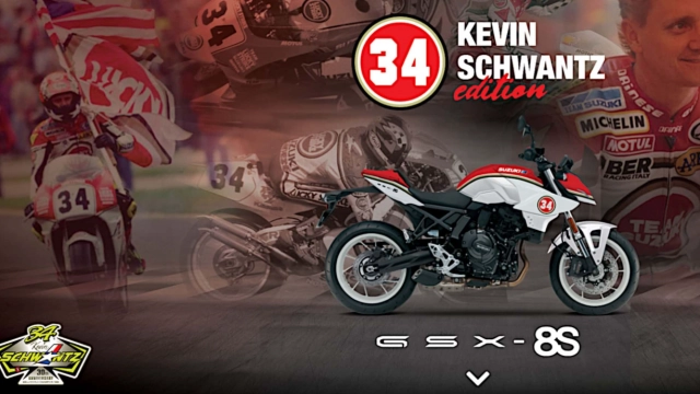 Suzuki italia trình làng phiên bản giới hạn gsx-8s kevin schwantz - 5