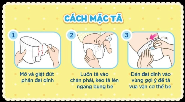 Bố bỉm thay tã cho con chuyện nhỏ khi có tã quần mở một bên bobby - 2